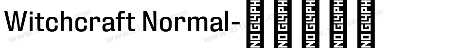 Witchcraft Normal字体转换